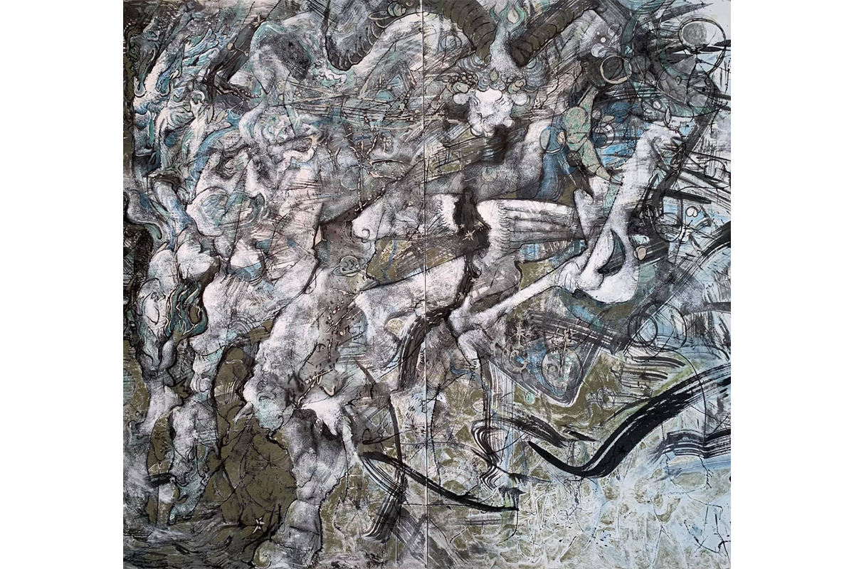 紀少淵 宇宙樂章-混沌序曲 紀少淵 宇宙樂章-混沌序曲 150x160cm